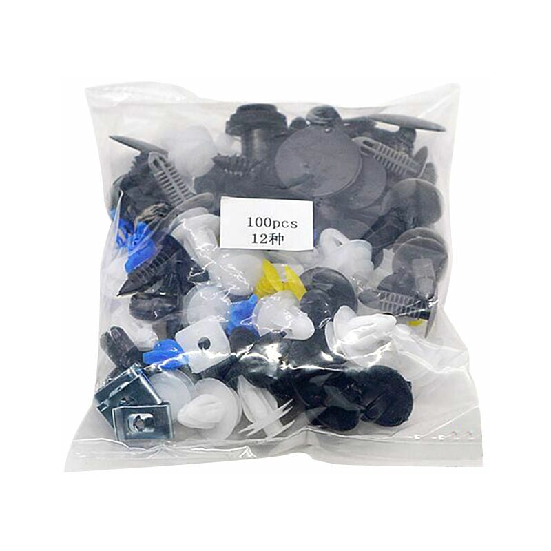 100 Stück 12 Arten von Auto-Mixer-Clips Fender Bumper Schraube Kunststoff-Clips | 06286534802479 100 Stück 12 Arten von Auto-Mixer-Clips Fender Bumper Schraube Kunststoff-Clips | 06286534802479