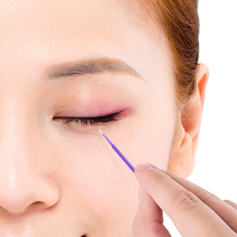 100 Stück Mikro-Applikatoren Einweg-Wimpernverlängerungsbürsten für die Make-up-Zahnpflege | 07068460019140