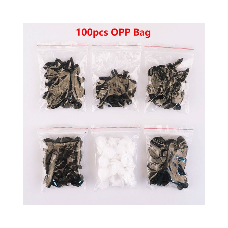 100 stücke Gemischt Auto Fastener Clip Auto Körper Push Retainer Pin Niet Stoßstange Tür Trim Panel Retainer Fastener Kit Auto zubehör,100pcs-Opp Bag | 04537365721883 100 stücke Gemischt Auto Fastener Clip Auto Körper Push Retainer Pin Niet Stoßstange Tür Trim Panel Retainer Fastener Kit Auto zubehör,100pcs-Opp Bag | 04537365721883