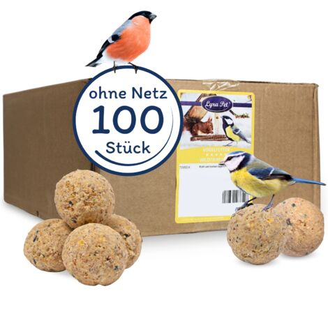 100 Stk. Lyra Pet® Meisenknödel ohne Netz à 90 g = 9 kg