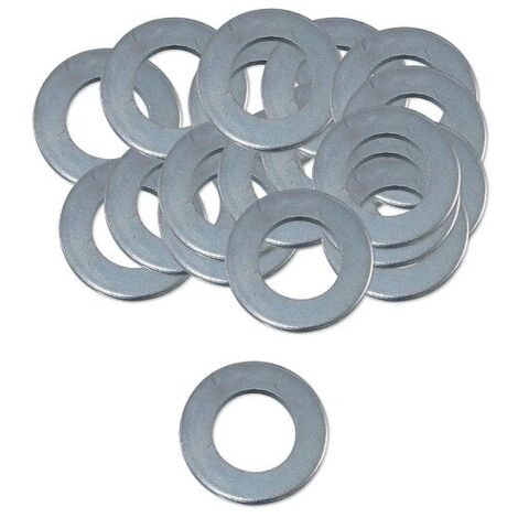 100 Stk. Unterlegscheibe Stahl verzinkt - 13 x 24 x 2,5 mm - nach DIN 125 - für Schrauben 12 mm