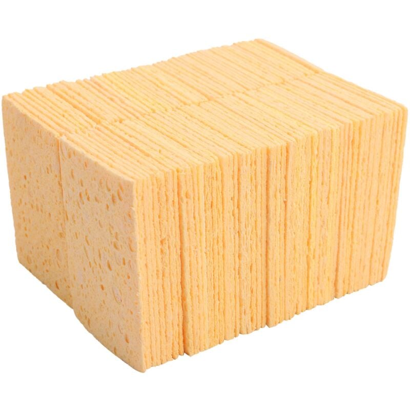 Image of Tlily - 100 StüCke LöTen Kolben Spitze SchweißEn Reinigungs Schwamm Pad SchwäMme Pads