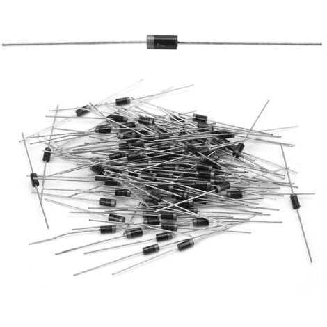 100 Stück 1N4007 1A 1000V Gleichrichterdiode für Hochspannungselektronikschaltungen