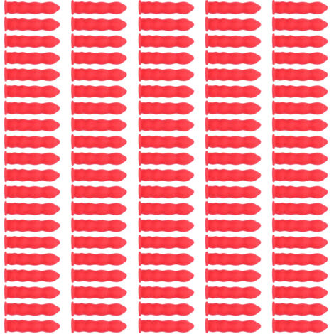 100 Stück Aufbewahrungskappen für Dichtmitteltuben, Verschlusskappen für Silikon und Latex, Spritzenspitzenschutz