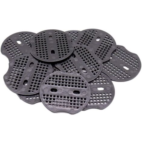 100 Stück Befestigungsmaterial - 7 Stahl-Befestigungspfähle à 6,5 cm zur Befestigung von Unkrautvlies und Bodenplanen (Schwarz)