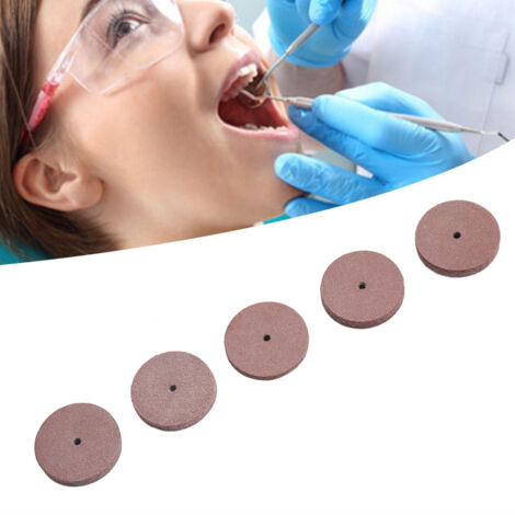 100 Stück Gummipolierscheiben für Dentalschleifer, Protheseninstrumente und Minibohrer