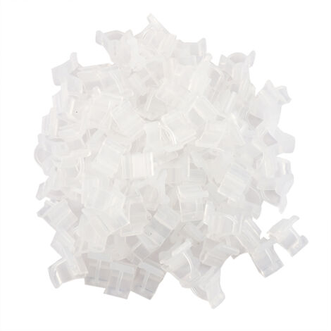 100 Stück Pflanzenstützclips, Veredelungsclips für Gartengeräte für Obstbäume und Gemüse