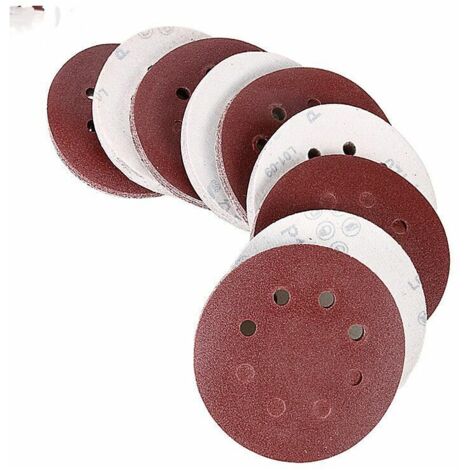 100 Stück Schleifscheiben Schleifblätter Körnung 40 Größe 125 mm Ideal zum Schleifen/Polieren/Entrosten