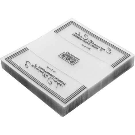 100 Stück transparente Bordüren für Mousse-Torten und Gebäckdekorationen