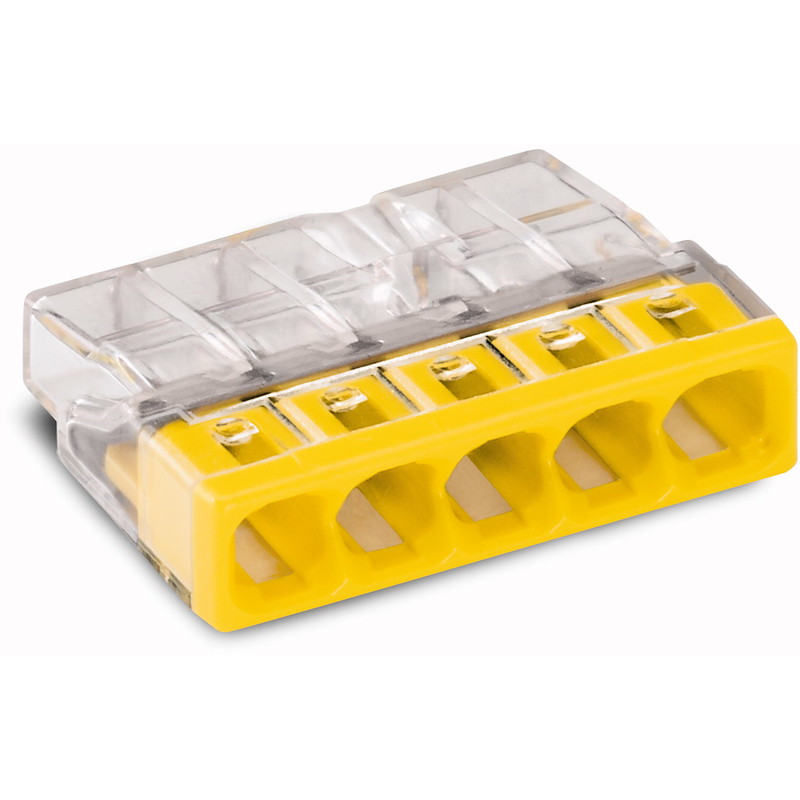 100 Stück Wago 5-Leiter Klemmen 2273-205