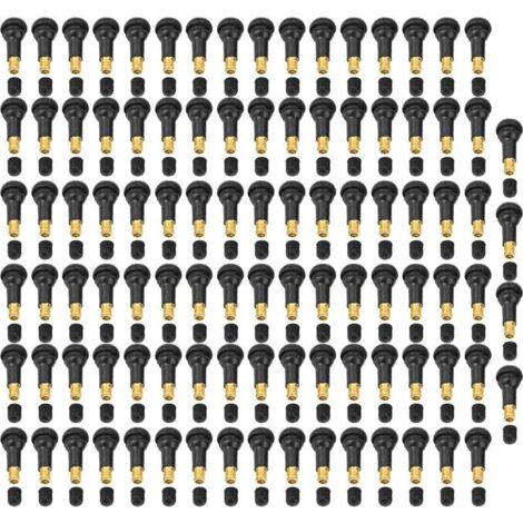100 tapones universales para válvulas de neumáticos de coche y motocicleta (TR413). Otras piezas de repuesto para coche.