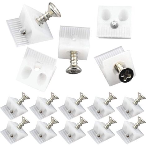 100-teiliges Schubladenverstärkungs-Set, Schubladenboden-Reparaturset, kleine Schubladenkeile, Befestigungsmaterial mit Schrauben