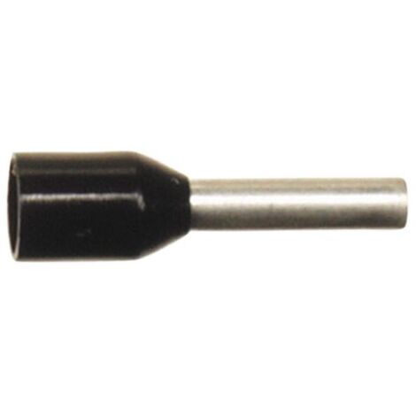 100 tetes de cable 1.5mm2 a sertir Noir