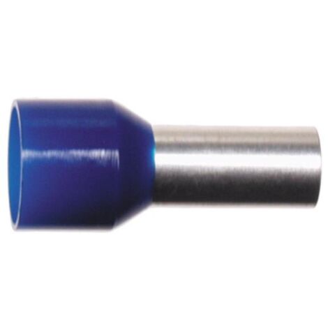 100 tetes de cable 16mm2 Bleu