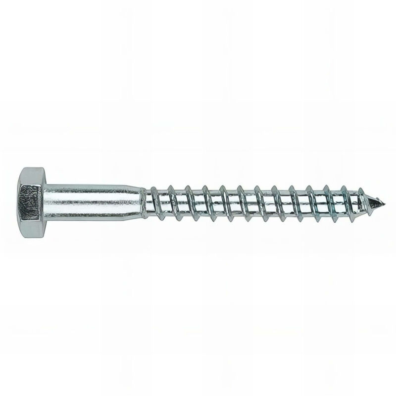 100 tirefonds bois à visser, tête hexagonale 10 d. 6 x 60 mm Inox A2 - TBA206060 Index