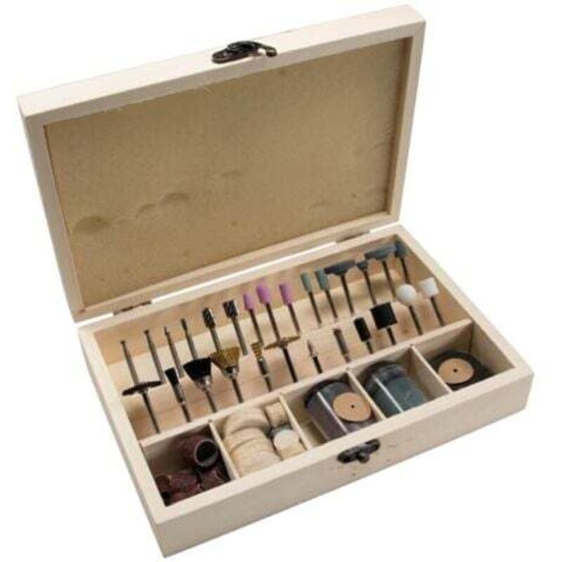 Image of 100 tlg Minitool Mini Bohrmaschine Multitool Zubehör Set im Koffer