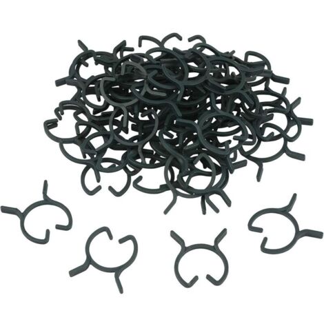 100 tuteurs en plastique pour plantes grimpantes et arbres fruitiers