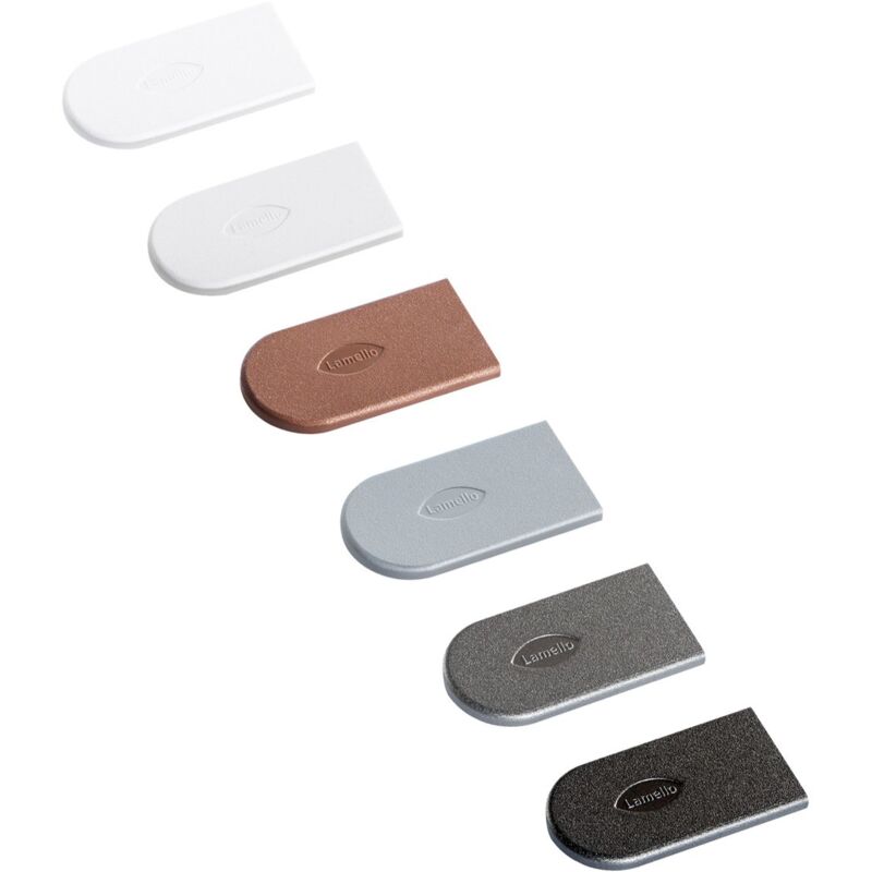 

100 Uds Tapas De Plastico Blanco Papiro RAL 9018 - Blanco Puro