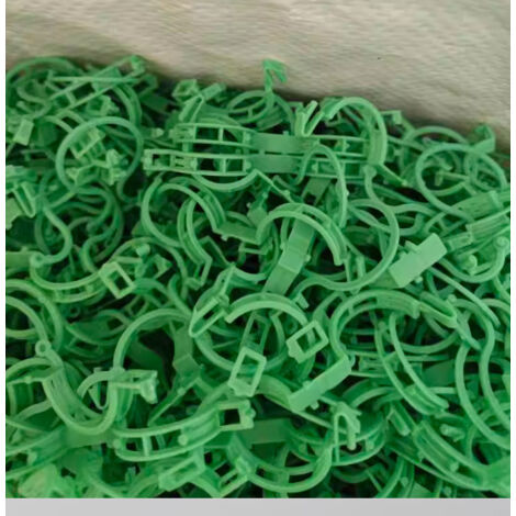 (100, Vert) Plant Support Clips de Jardin Tomate Clips Support, Clips de Support pour Plantes de Jardin Clips pour Les légumes Tomate Vigne tiges de