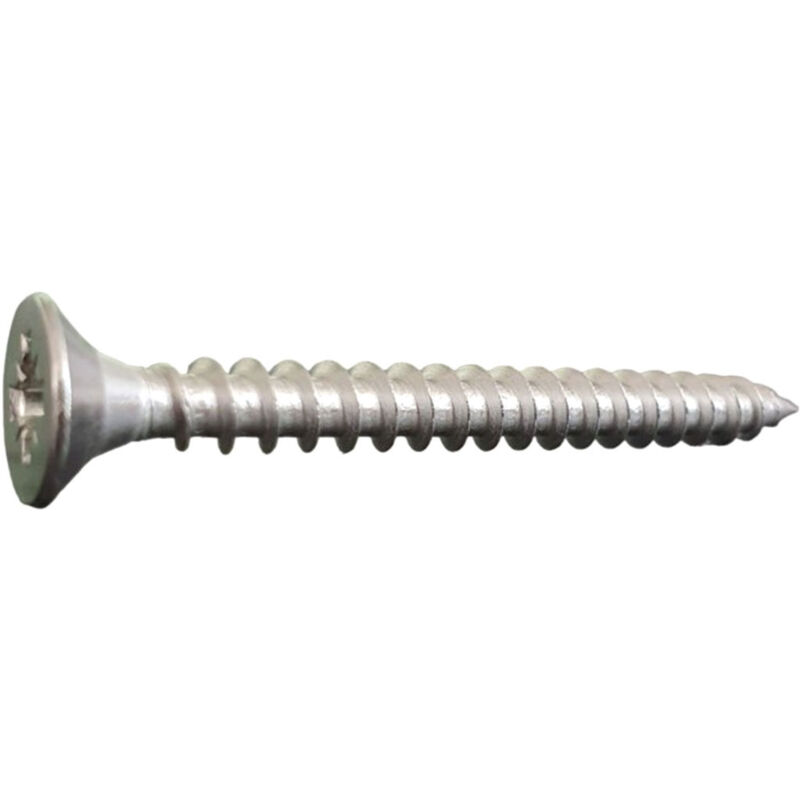 100 vis agglo tête fraisée pozidriv Inox A2 - Diamètre 5 mm - Longueur 50 mm