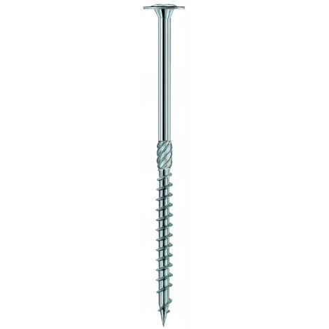 100 vis bois tête large bombée D. 6 x 100 mm galvanisées+ TX 30 - VBL60100 - Alsafix