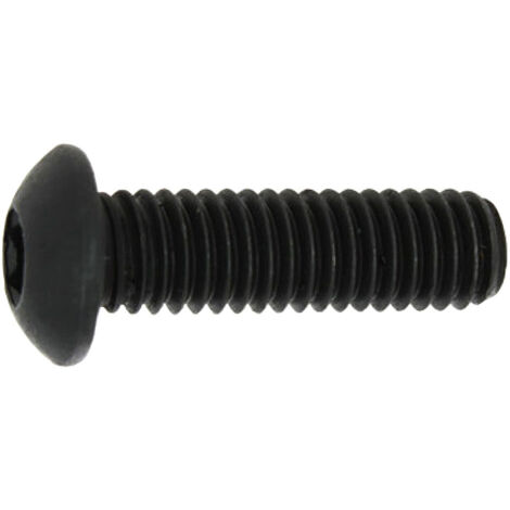 100 Vis métaux tête bombée hexagonale creuse Iso7380 10,9 Brut - diamètre 10 mm - Longueur 70 mm mm - Diamètre 10 mm