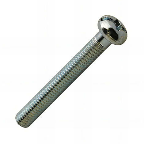 100 vis métaux tête cylindrique, filetage métrique - PH2 - 5 x 60 mm