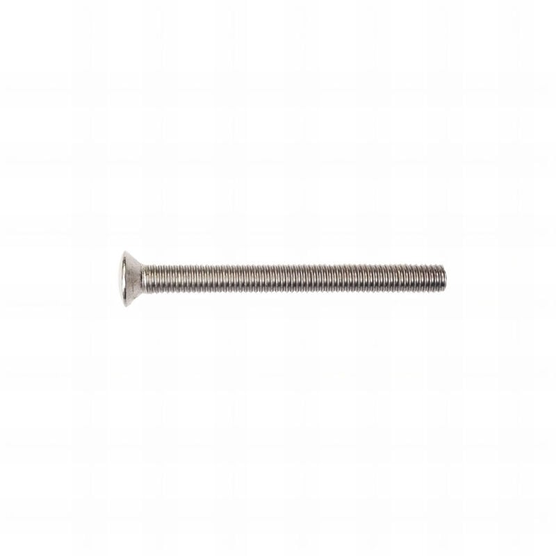 100 Vis métaux tête fraisée bombée fendue DIN964 A2 - diamètre 5,0 mm - Longueur 40 mm