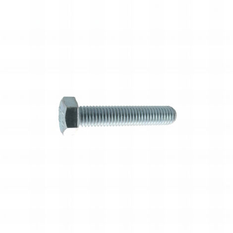 100 vis métaux tête hexagonale filetage total DIN933 acier zingués blanc 8/8 - diamètre 10 mm - Longueur 50 mm mm - Diamètre 10 mm