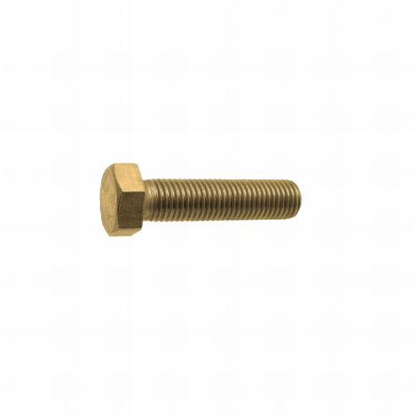 100 Vis métaux tête hexagonale Laiton DIN933 - diamètre 5,0 mm - Longueur 40 mm mm - Diamètre 5 mm