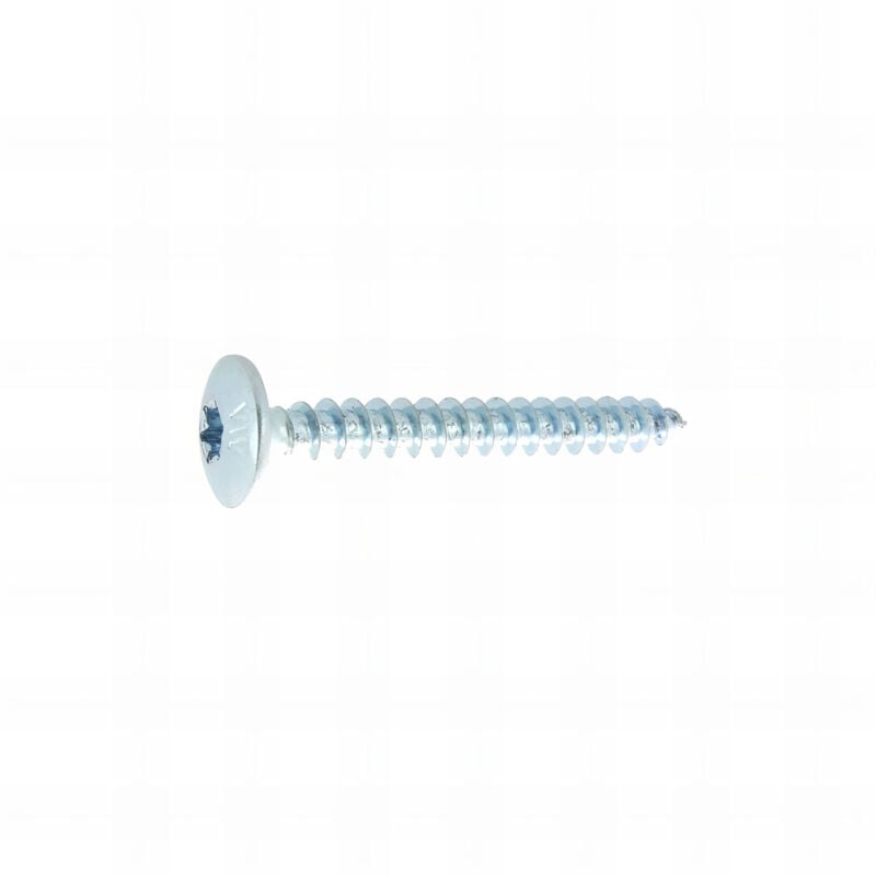 100 Vis Penture Torx acier zingués blanc 7,0 mm - Longueur 60 mm