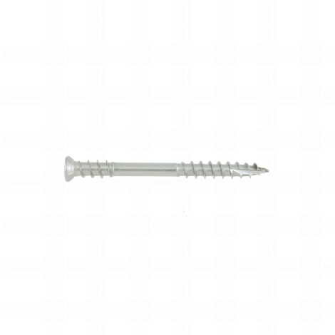 100 Vis Terrasse tête réduite Double Filetage Inox A2 T20 5.0 X 40/22 mm