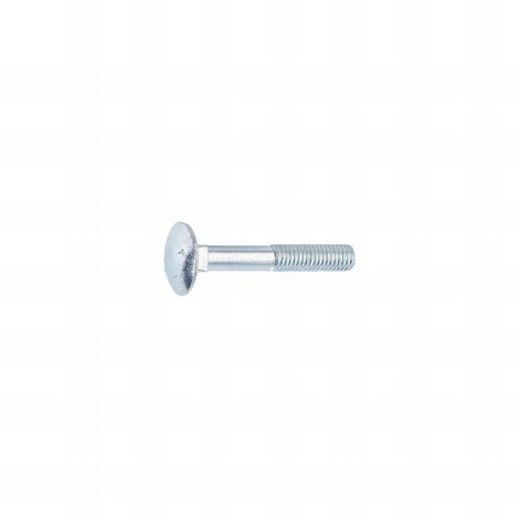 100 Vis tête ronde collet carré Zinguee - diamètre 7 mm - Longueur 60 mm mm - Diamètre 7 mm