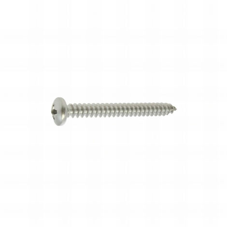 100 Vis tôle tête cylindrique pozidriv Inox A4 DIN7981 - diamètre 4,2 mm - Longueur 25,40 mm - Diamètre 4.2 mm