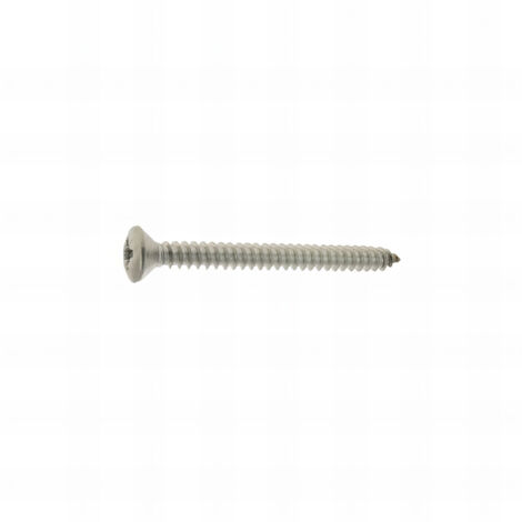 100 Vis tôle tête fraisée bombée pozidriv DIN7983 Inox A2 4,8 X 50,8 - Diamètre 5,5 mm mm
