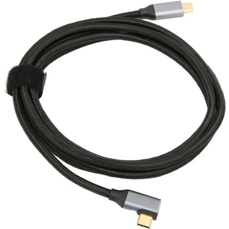 100-W-5-A-USB-C-Kabel für schnelles Laden und Datenübertragung mit 10 Gbit/s, 4K-60-Hz-kompatibel, 2 Meter lang