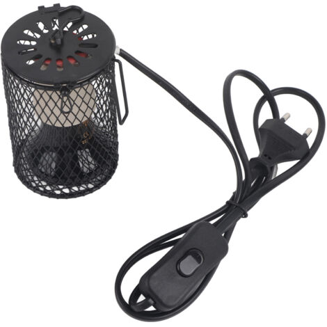 100-W-Infrarot-Wärmelampe für Reptilien und Terrarien, schwarze Keramik, 220–230 V