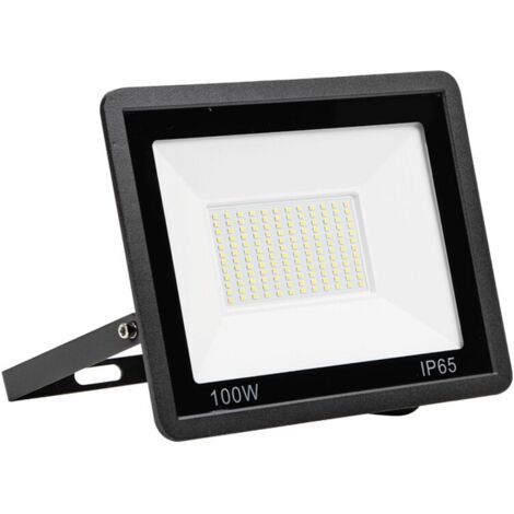 100 W LED-Flutlicht für den Außenbereich, IP66 6500 K, wasserdichter LED-Außenstrahler, kaltweiße LED-Sicherheitsbeleuchtung, Außenbeleuchtung für Terrasse, Terrasse, Garten, Garage, Fabrik NPTERBL