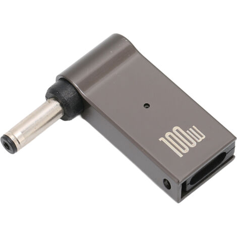 100-W-PD-Typ-C-Netzteil (Stecker/Buchse) aus Aluminium für Lenovo, 5-A-Schnellladung, 4,0 mm/1,35 mm