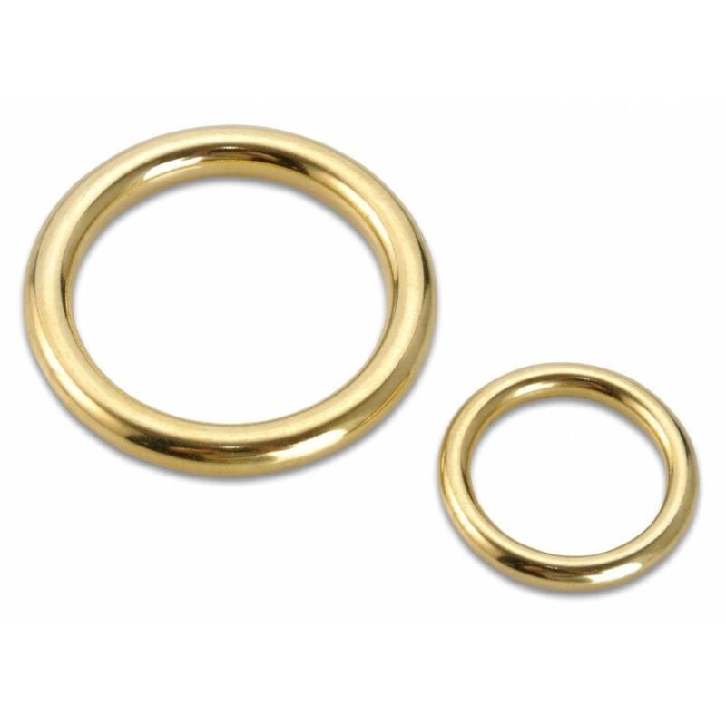 100 x anneaux tubulaires laiton 26/36