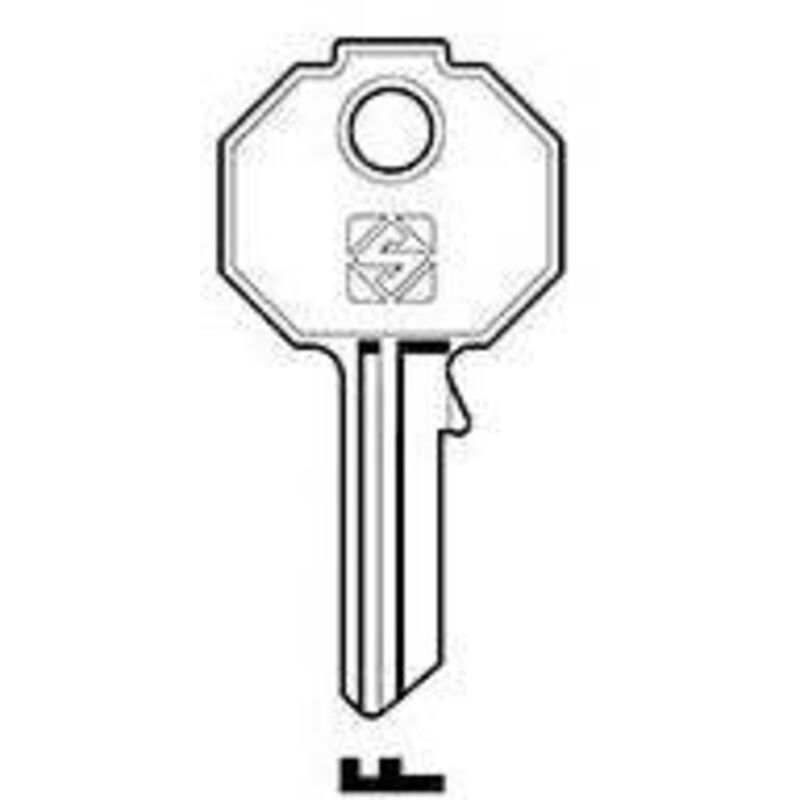 100 x clés silca profil pf1 asc gr.2