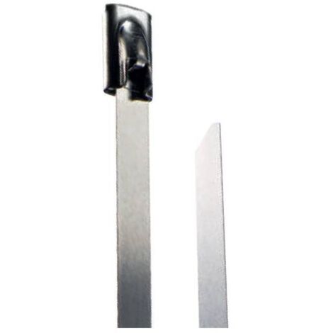 100 x ELEMATIC FASCETTA INOX 304 COLSTEEL 362X7,9 MM