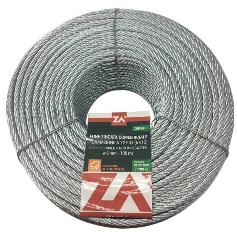 100 x FUNE DE ACERO COMERCIAL 42F D 2 MM