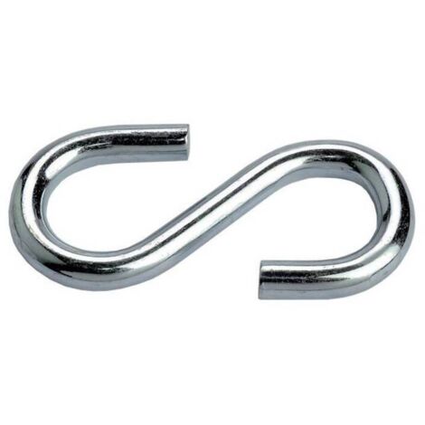 100 x GANCIO AD S 3,4 MM ZINCATO