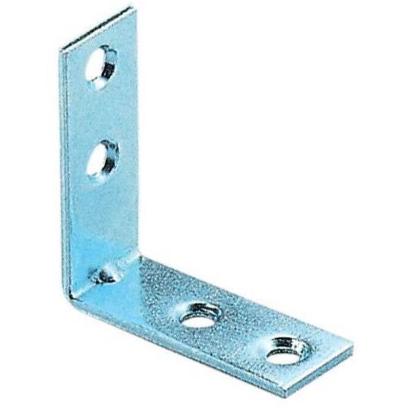 Angle de plaque 100 x 4 trous 50x50 mm