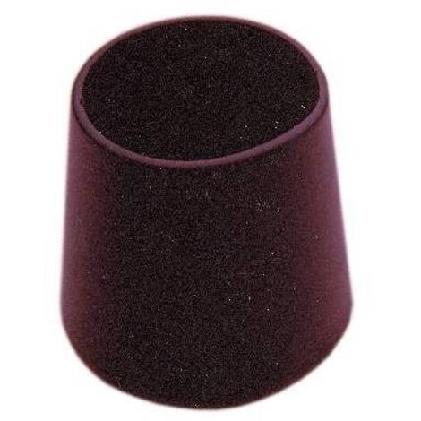 100 x SOTTOSEDIA A GOCCIA NERO P/TUBO 25 MM