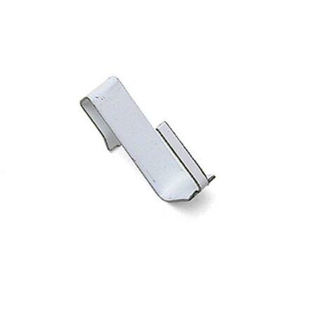 100 x SUPPORTO P/BRIS BRIS GANCIO METALLO BIANCO