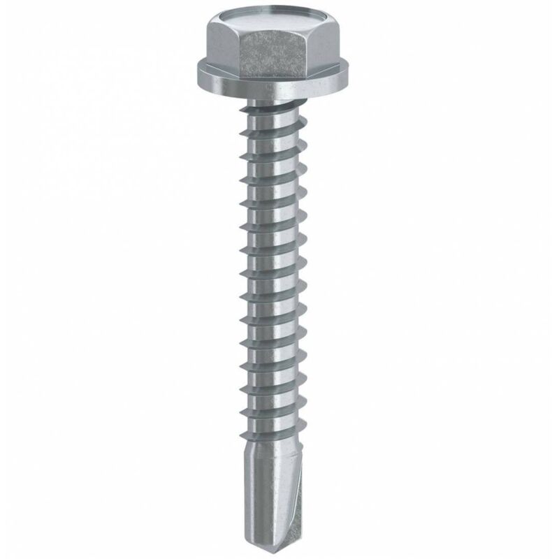 100 x TORNILLOS AUTOPERFORANTES TE 6,3X 80MM ZINCADOS