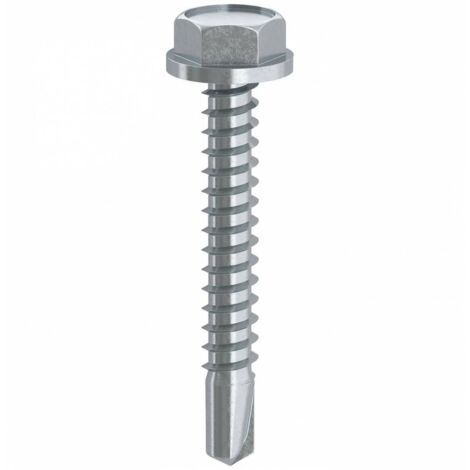 100 x VITE P/LAMIERA AUTOPERFORANTE TECC 6,3X 90MM ZN UNI8117