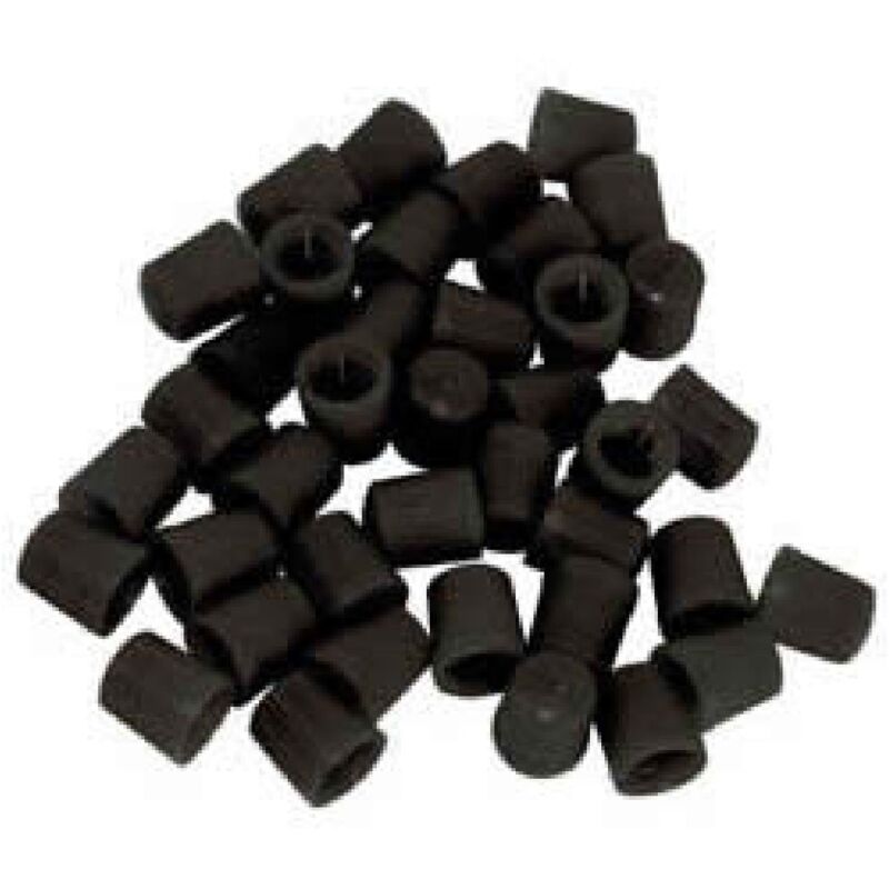 1000 Bouchons de valve noirs